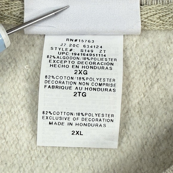 Champion Reverse Weave Crewneck Sweatshirt Size 2XL Gray NeRVE Volleyball S149 - Picture 4 of 15